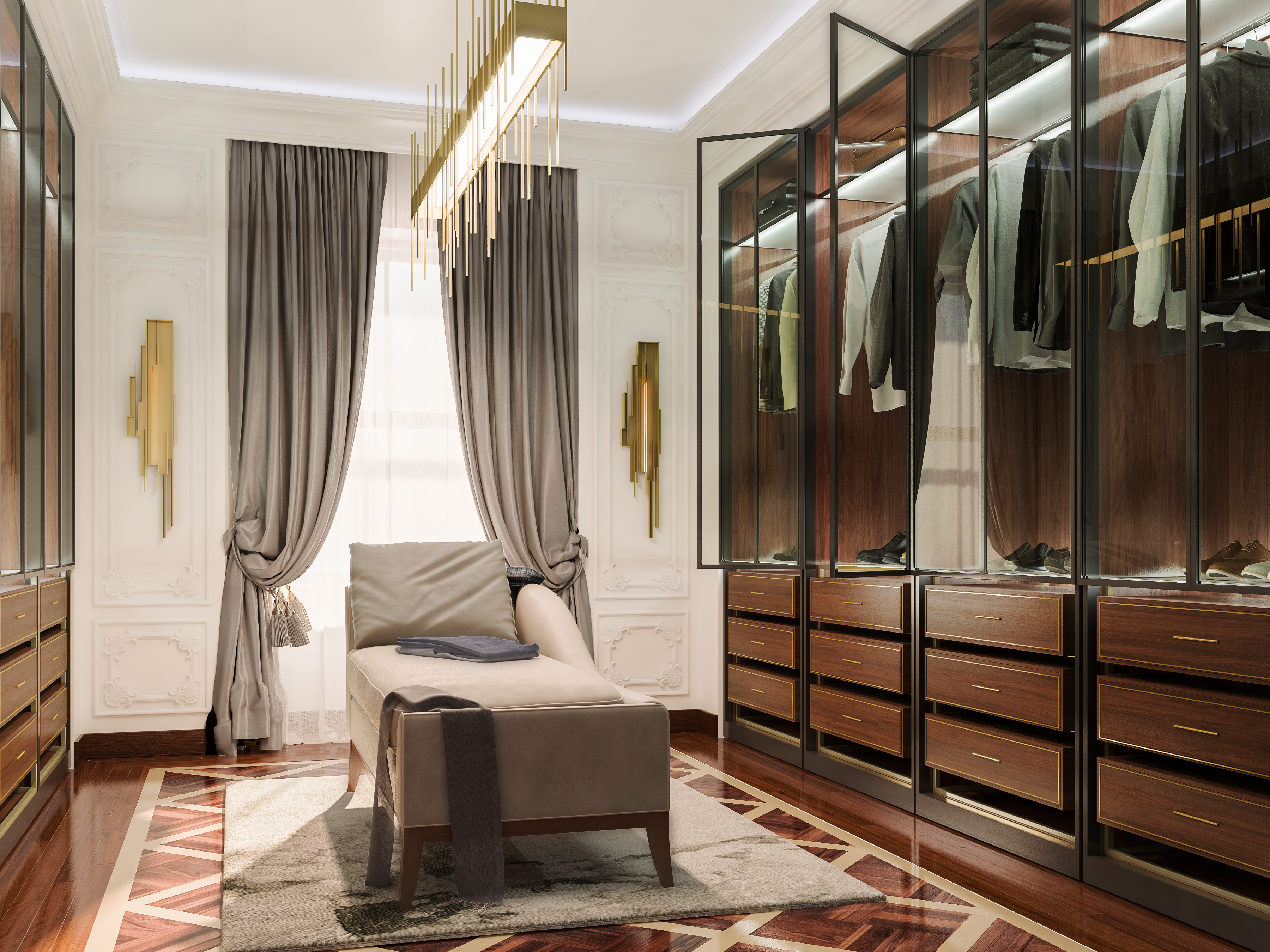 Dressing Room Raised Doors 02