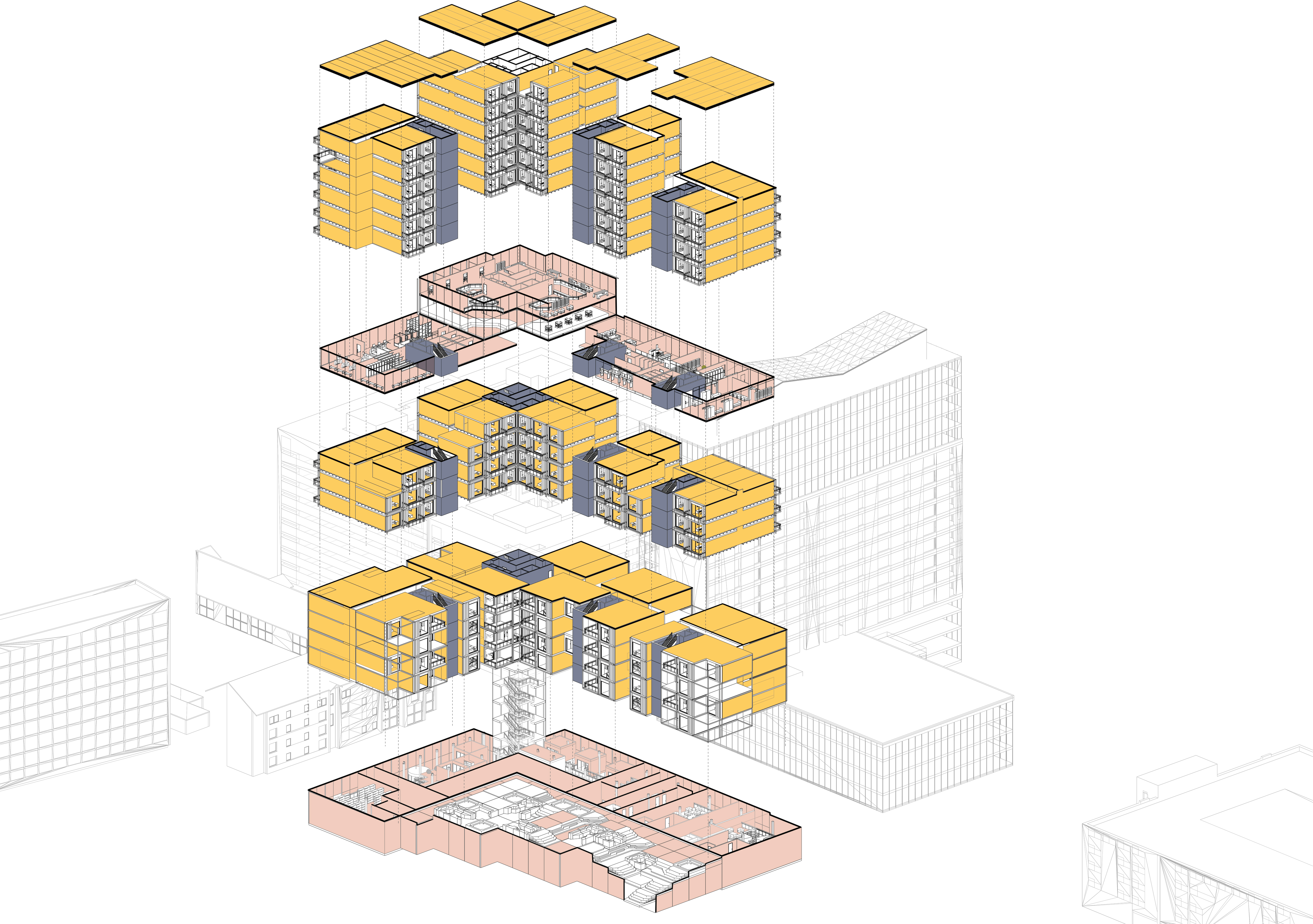(Caption) Modular Housing Using These Methodologies