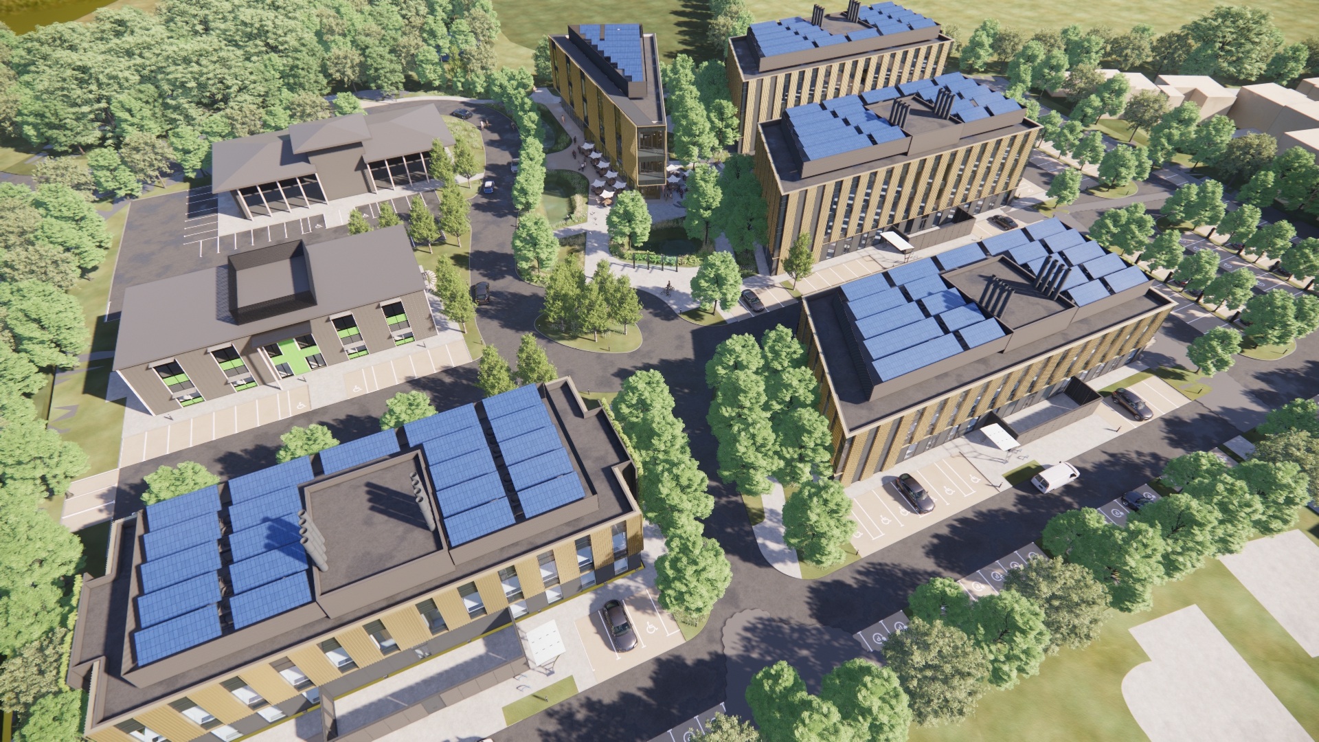 Wootton Science Park Aerial